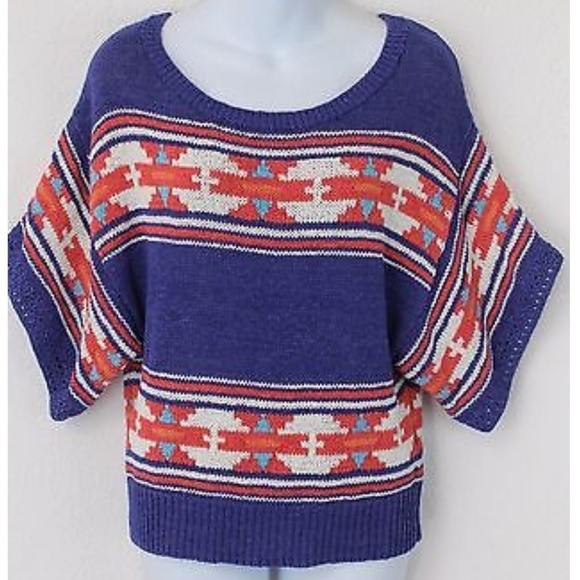 American Eagle Outfitters Dolan Southwestern Tribal Print Knit Sweater - Picture 3 of 9